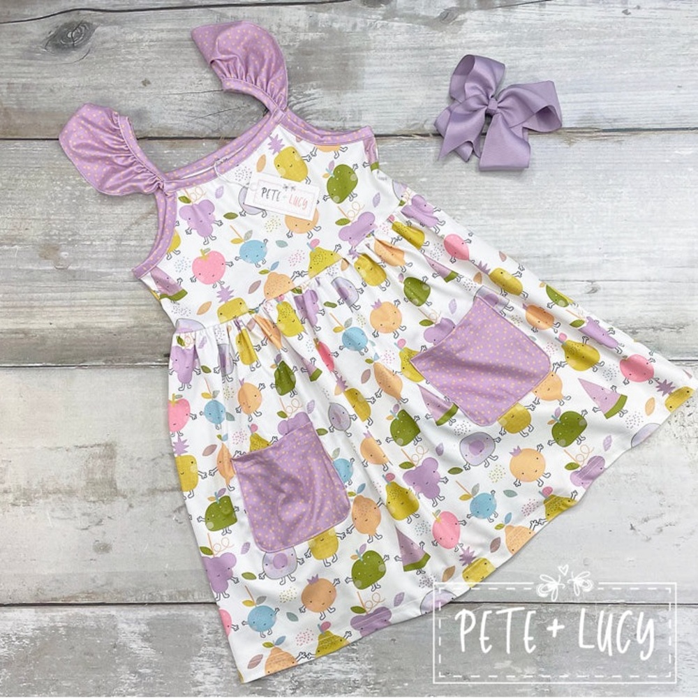 Pete + Lucy Funny Fruits Dress